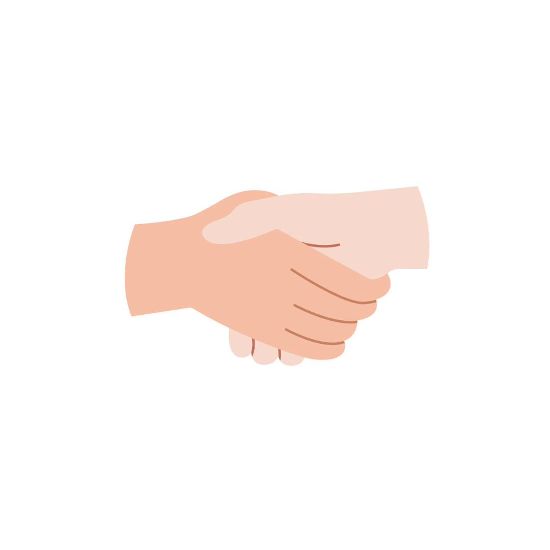Serrage de main pour représenter la collaboration